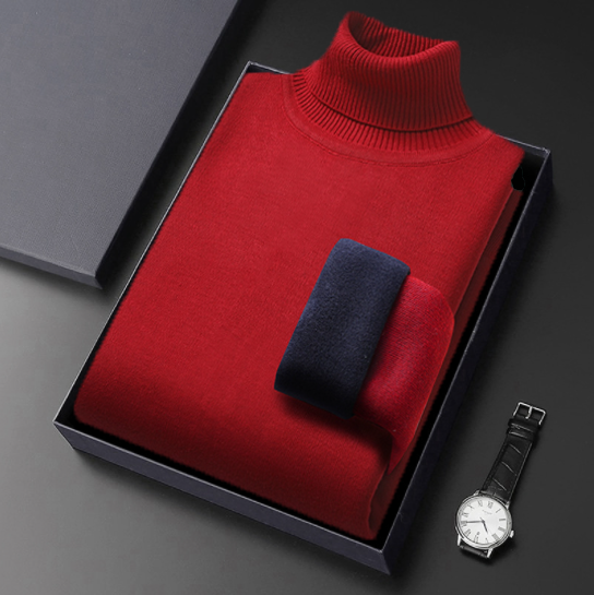 ✨pull d'hiver en cachemire à col roulé pour homme